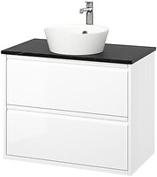 Фото IKEA Angsjon/Kattevik білий/чорний (695.214.13)
