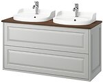 Фото IKEA Tannforsen/Rutsjon сірий/коричневий горіх (695.216.15)