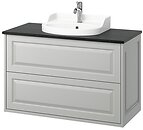 Фото IKEA Tannforsen/Rutsjon сірий/чорний (695.215.64)