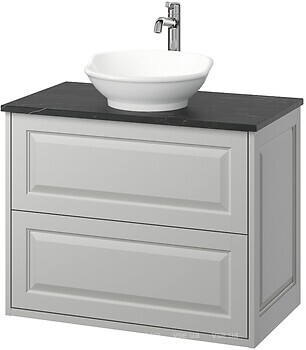 Фото IKEA Tannforsen/Vastersjon сірий/чорний (795.683.15)