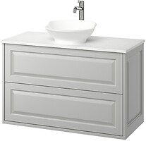 Фото IKEA Tannforsen/Vastersjon сірий/білий (395.683.41)