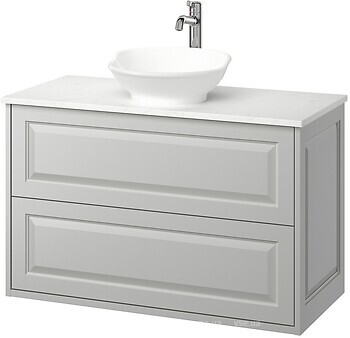 Фото IKEA Tannforsen/Vastersjon сірий/білий (395.683.41)