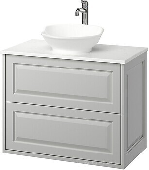 Фото IKEA Tannforsen/Vastersjon сірий/білий (595.683.16)
