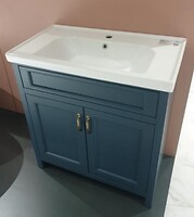 Фото Aqua Rodos Waterford з умивальником 80 підлогова синій (АР000093856)