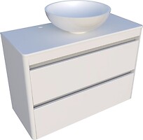 Фото Fancy Marble Fiji 2 90 під умивальник Kris 42 білий