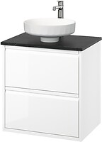 Фото IKEA Angsjon/Lersjon білий/чорний мармур (695.712.81)