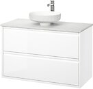 Фото IKEA Angsjon/Lersjon білий/білий мармур (995.712.94)