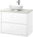 Фото IKEA Angsjon/Lersjon білий/білий мармур (195.712.88)