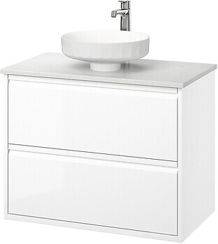 Фото IKEA Angsjon/Lersjon білий/білий мармур (195.712.88)