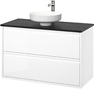 Фото IKEA Angsjon/Lersjon білий/чорний мармур (195.712.93)