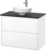 Фото IKEA Angsjon/Lersjon білий/чорний мармур (395.712.87)