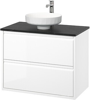 Фото IKEA Angsjon/Lersjon білий/чорний мармур (395.712.87)