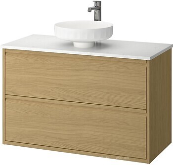 Фото IKEA Angsjon/Lersjon дуб/білий мармур (495.712.96)