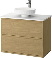 Фото IKEA Angsjon/Lersjon дуб/білий мармур (795.712.90)