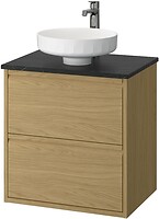 Фото IKEA Angsjon/Lersjon дуб/чорний мармур (295.712.83)