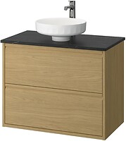 Фото IKEA Angsjon/Lersjon дуб/чорний мармур (995.712.89)