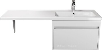 Фото Мийдодир Prime 60-A-W під умивальник Rodeo 120 R білий