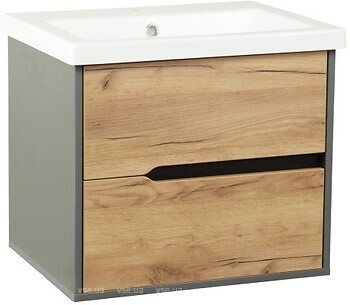 Фото Vivia Loft Ш2 під умивальник Cers-60 навісна антрацит (А0059411)