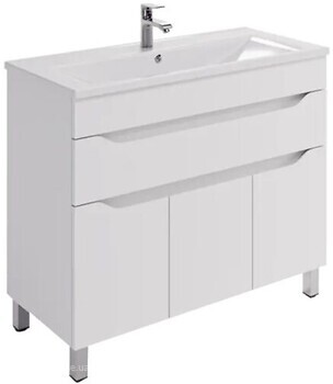 Фото Respect-M New Line з умивальником Thin підлогова ТН3 100 білий (RM000319)