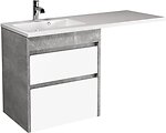 Фото Мийдодир Polo Loft 60-U під умивальник Adam 120 L сірий (00-0009405)