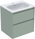 Фото Geberit Selnova Square Slim Rim шалфейно-зеленый матовый (504.138.IK.1)