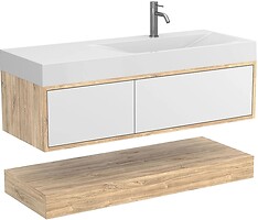 Фото Miraggio Duo МДФ ламінована під умивальник Viola R 120 дуб Канзас (8814998)