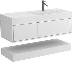 Фото Miraggio Duo МДФ фарбований під умивальник Viola R 120 білий soft-touch (8816618)