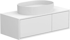 Фото Miraggio Cloud МДФ фарбований під умивальник Kira 100 білий soft-touch