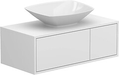 Фото Miraggio Cloud МДФ крашеный под умывальник Lex S 90 белый soft-touch