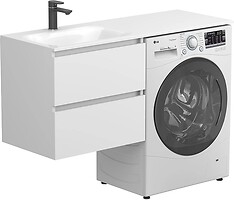 Фото Miraggio Lumo МДФ плівковий під умивальник Jessel 120 L білий матовий