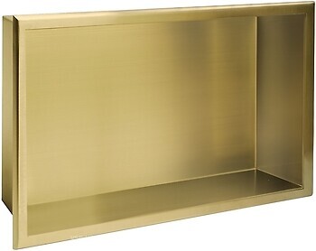 Фото Rea Bathroom Shelf 30x45 Brushed Gold (REA-05607)
