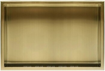 Фото Rea Bathroom Shelf 30x60 Brushed Gold