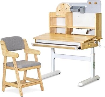 Фото Mealux Timberdesk + Carlo S (BD-685 Wood S+KD-050 G)