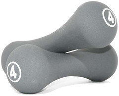 Фото LiveUp Neoprene Dumbbell Grey (LS2002-B4)