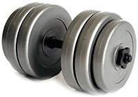 Фото WCG Grey Гантелі наборні 2x25 кг