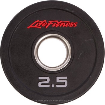 Фото Life Fitness диск поліуретановий 2.5 кг (SC-80154-2_5)