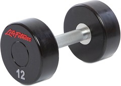 Фото Life Fitness гантель цельная профессиональная 12 кг (SC-80081-12)