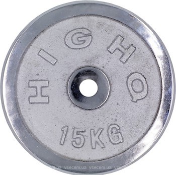 Фото Highq Sport диски хромовані d-30 мм 15 кг (TA-1455)