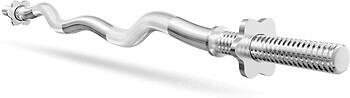 Фото Hop-Sport Гриф олимпийский W-образный 120 см (30 мм)