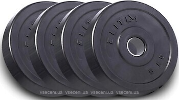 Фото Hop-Sport набір дисків композитних Elitum 4x5 кг