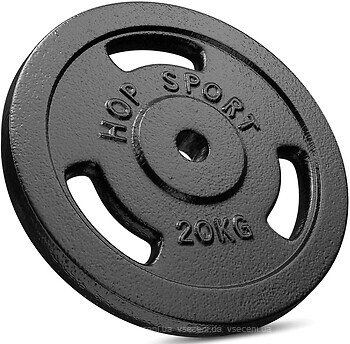 Фото Hop-Sport набір дисків металевих Elitum 2x20 кг