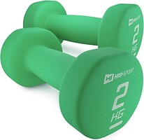 Фото Hop-Sport Гантели неопреновые круглые 2x2 кг (HS-V020DR)