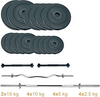 Фото Newt Набір штанг + гантелі Gym Set 2 Rock Pro 115 кг (NE-PL-SET2-115)
