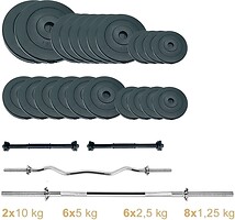 Фото Newt Набір штанг + гантелі Gym Set 2 Rock Pro 90 кг (NE-PL-SET2-90)