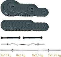 Фото Newt Набір штанг + гантелі Gym Set 2 Rock Pro 95 кг (NE-PL-SET2-95)