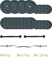 Фото Newt Набір штанга + гантелі Gym Set-W Rock Pro 57 кг (NE-PL-W-SET-57)