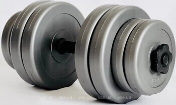 Фото WCG Grey Гантель набірна 15 кг