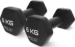 Фото 4FIZJO Гантели виниловые 2x6 кг (P-5905973403191)