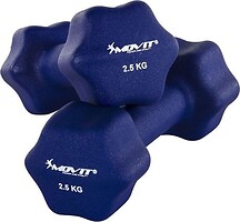 Фото Movit гантели неопреновые 2x2.5 кг