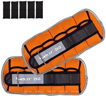 Фото Movit утяжелители 2x2 кг (M-13980410)